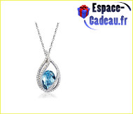 Collier strass [Goutte]