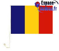 Drapeau voiture Car Flag Roumanie
