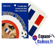 4 Tatouages drapeau France