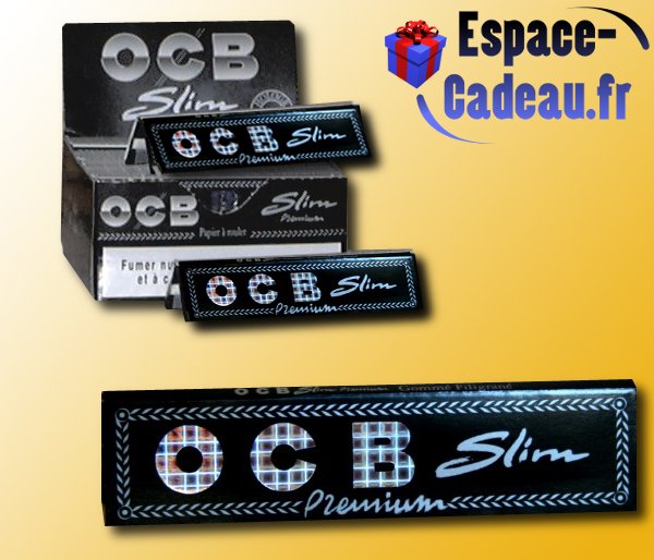 OCB slim premium noir par 50 [Prix-Kdo]