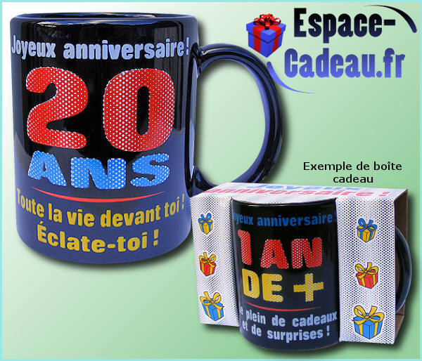 Mug Anniversaire - 20 ans