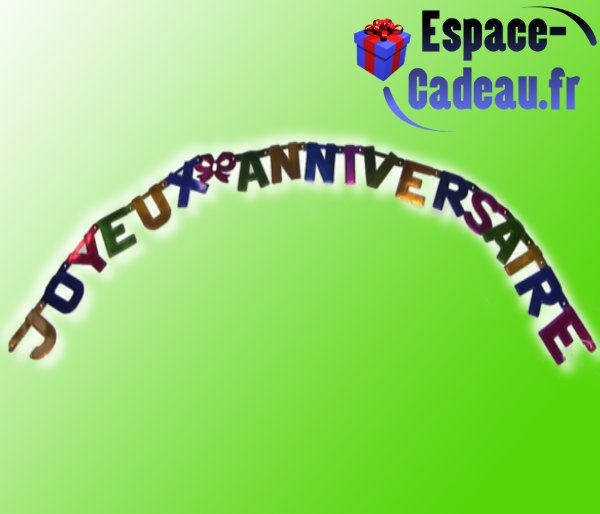 Guirlande lettre \" Joyeux anniversaire \"