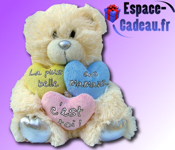 Peluche Ourson "Maman"