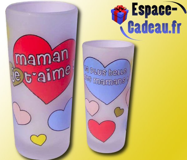 Verre Maman je t'aime