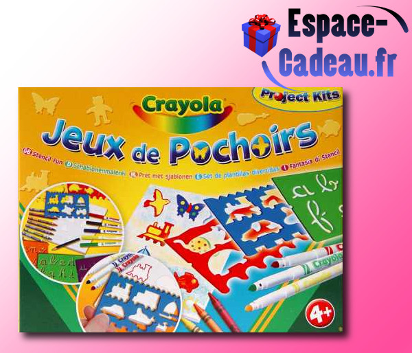 Jeu de pochoirs - Crayola