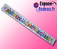Banderole "Joyeux anniversaire"