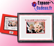 Cadre photo personnalisable - Mariage
