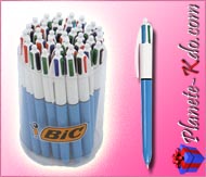 Stylo Bic 4 couleurs